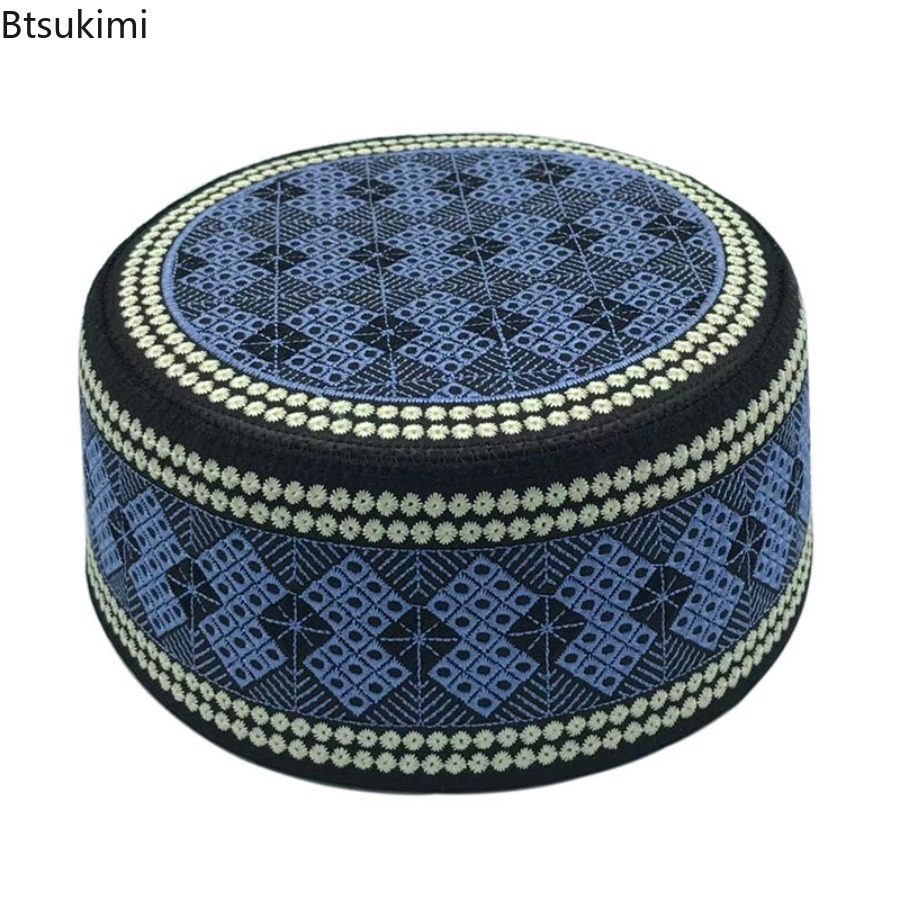 Ethnic Fashion India - Vintage Embroidered Hijab Men's Prayer Hat