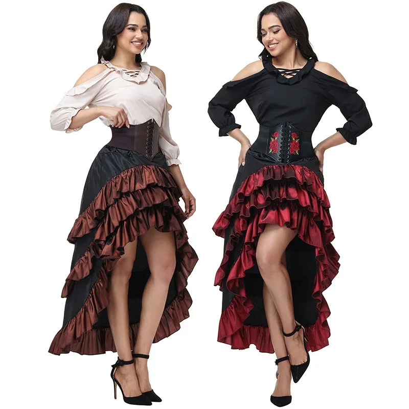 Ethnic Gown - Vintage Off Shoulder Gown – Irregular