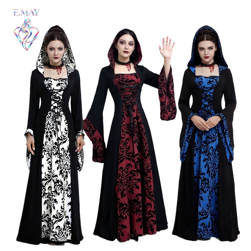 Ethnic Gown - Classical Victorian Long Gown Halloween Stage