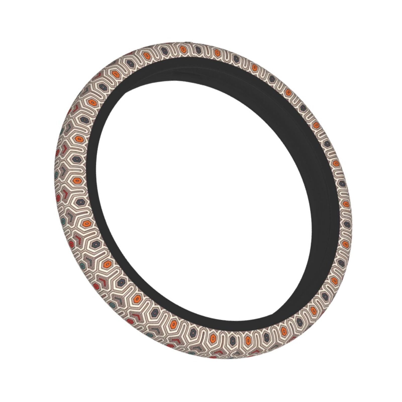 Ethnic Fashion Hub - African Ethnic Geometric Pattern Car Steering