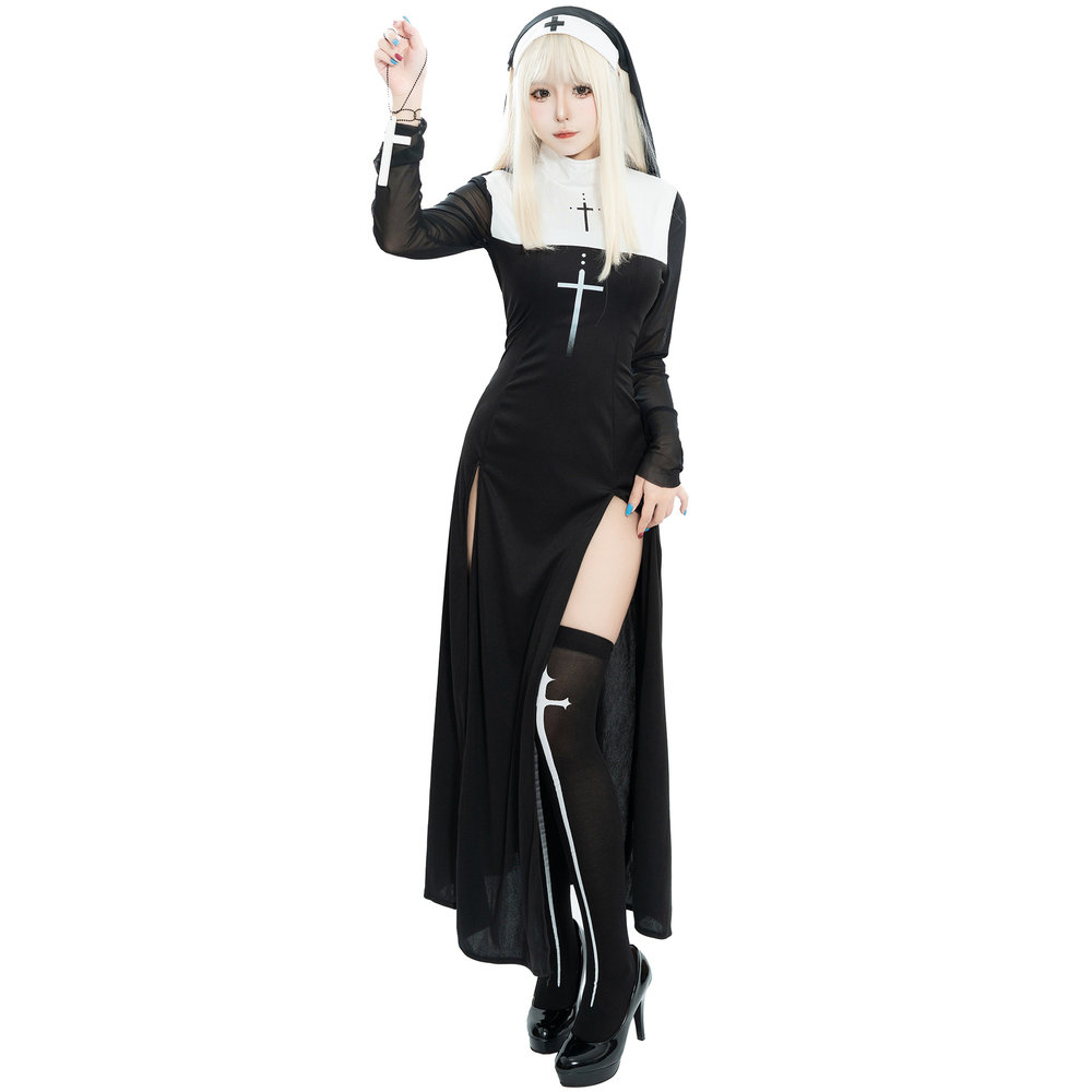 Ethnic Fashion Dress - Maria Nun Costume Dress Stage Performance