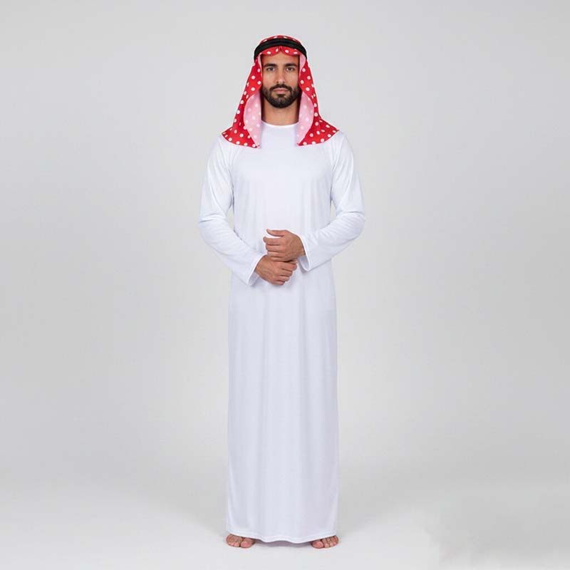 Ethnic Gown - Traditional Arab Costume Arabic Robe Arabian