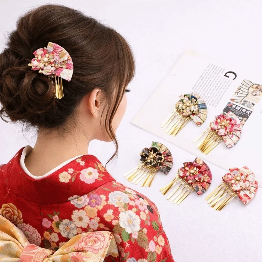 Women Hairpin Faux Pearl Flowe - Ethnic Gown review and price
