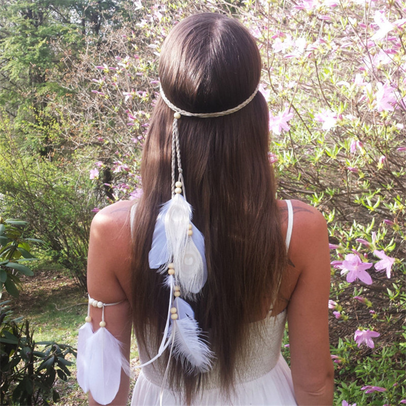 Bohemian Style Indian White Fe - Ethnic Fashion India review and price