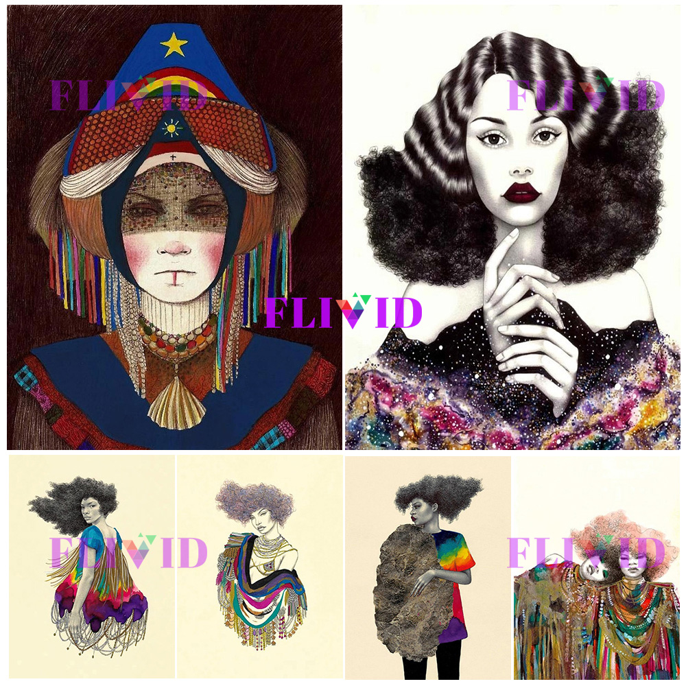 Vintage Fusion Ethnic Lady Por - Ethnic Fusion Fashion review and price