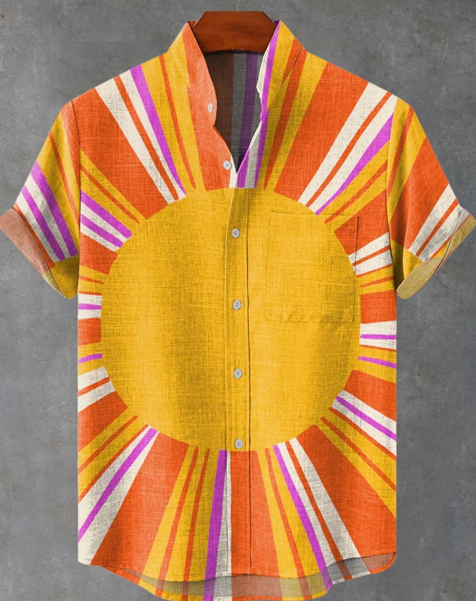 New Ethnic Style Sunset 3D Pri - Ethnic Fast Fashion review and price