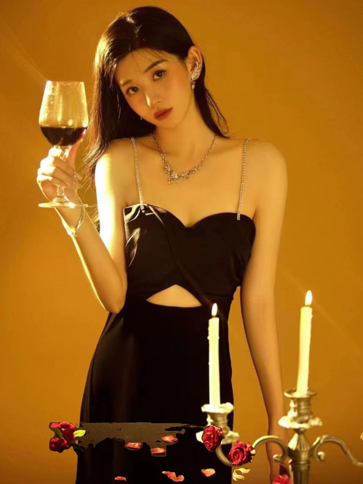 Sexy Backless Strap Dress Phot - Ethnic Fashion Dress review and price