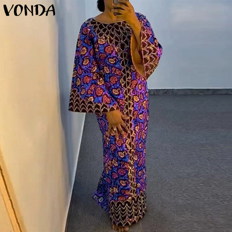 Plus Size VONDA Bohemian Dress - Ethnic Gown review and price