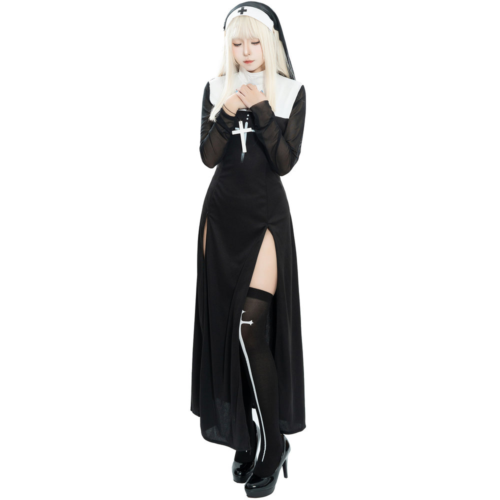Maria Nun Costume Dress Stage  - Ethnic Fashion Dress review and price