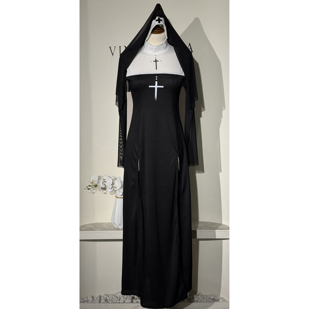 Maria Nun Costume Dress Stage  - Ethnic Fashion Dress review and price