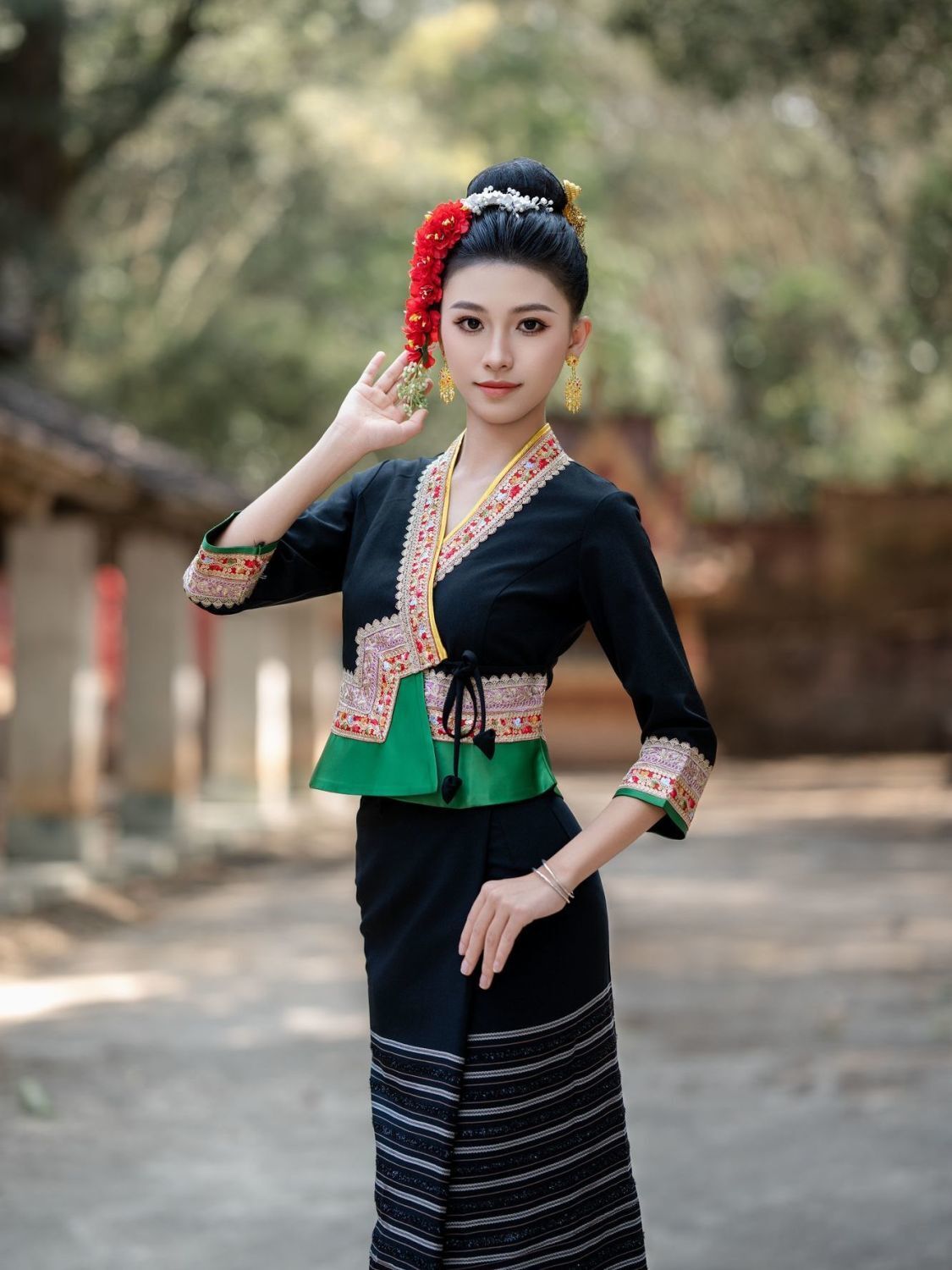 2pcs Thailand Myanmar women Da - Ethnic Clothing & Online Fashion Store Khaadi Uk review and price