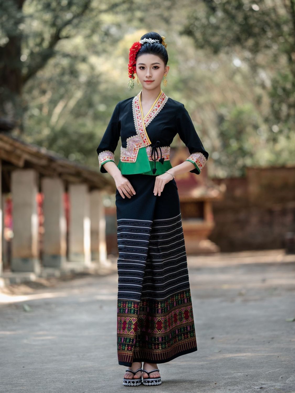 2pcs Thailand Myanmar women Da - Ethnic Clothing & Online Fashion Store Khaadi Uk review and price