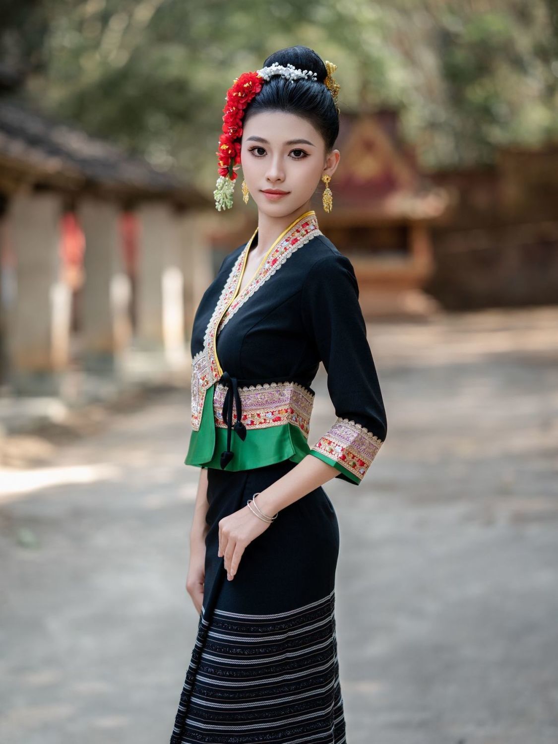 2pcs Thailand Myanmar women Da - Ethnic Clothing & Online Fashion Store Khaadi Uk review and price
