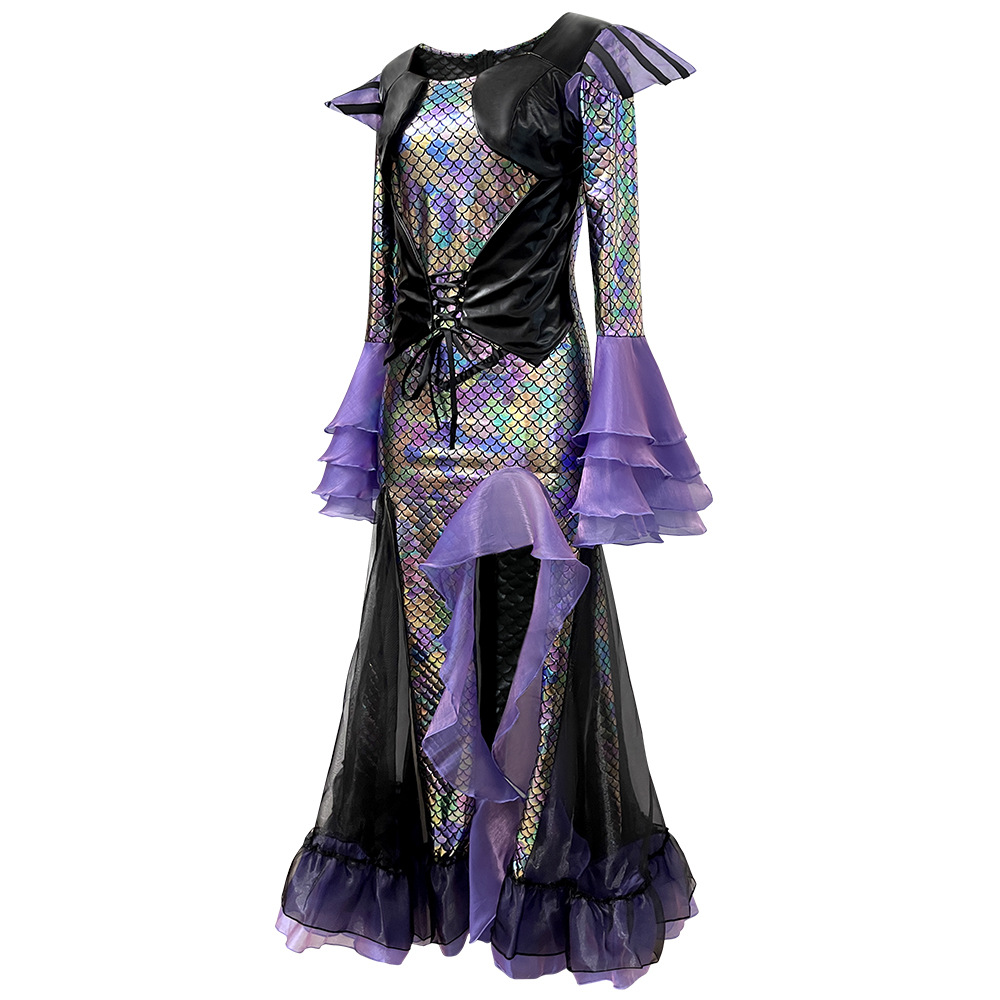 Dark Mermaid Long Dress Costum - Ethnic Gown review and price
