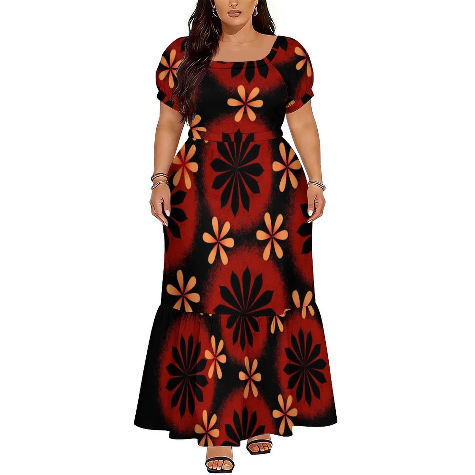 Comfortable Women's Short-Slee - Ethnic Gown review and price