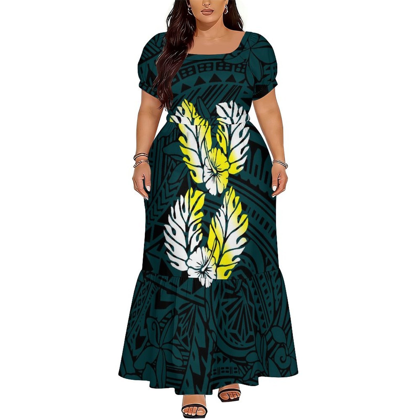 Comfortable Women's Short-Slee - Ethnic Gown review and price